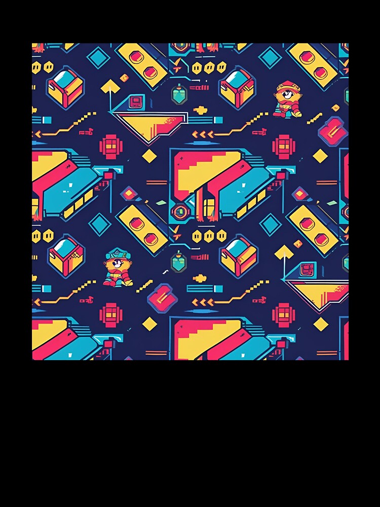 Retro arcade carpet themed design by DaytimeWhiskey