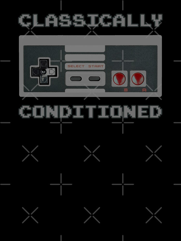 Retro Gaming "Classically Conditioned" design by JDMTees