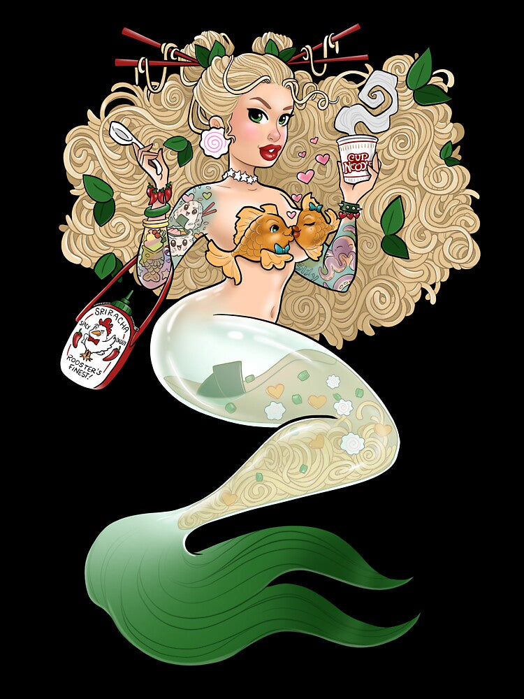 Ramen Mermaid by BeccaW