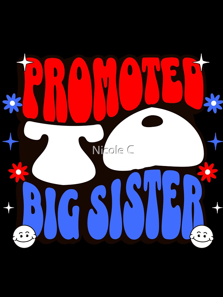 4th Of July Patriotic Promoted to Big Sister Announcement by Nicole Creates