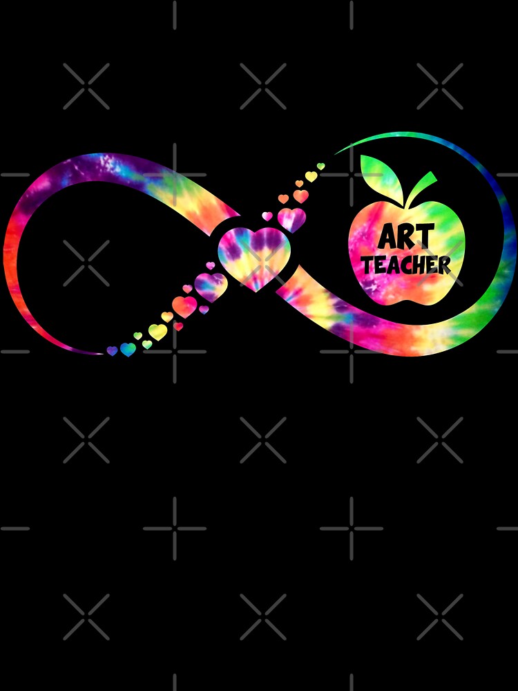 Art teacher Infinity tie dye by loveislovestore