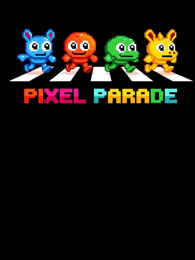Pixel Parade – Retro 8-Bit Arcade Character Design by PixelRageStudio