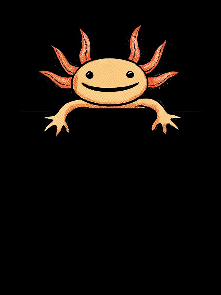 Regrow Joy | Whimsical Axolotl Sketch with Healing Energy by Softly Studio