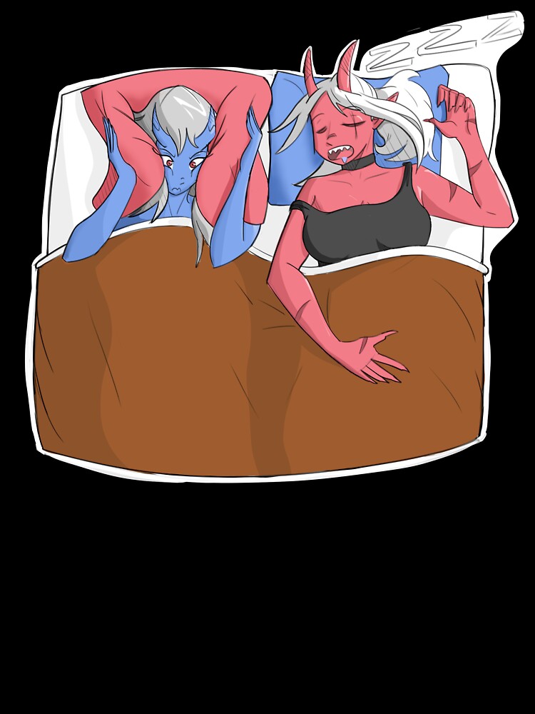 Oni snoring sticker by DylanDraws45