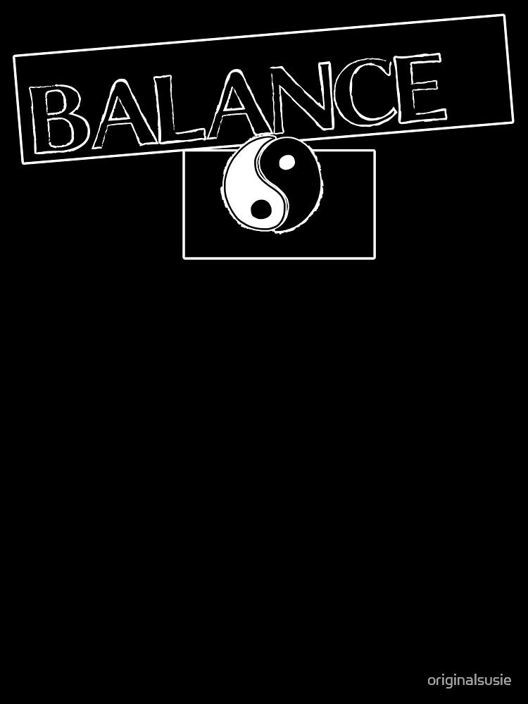 BALANCE & Breathe YinYang - Funny mindfulness - Zen AF - Chill Out by originalsusie