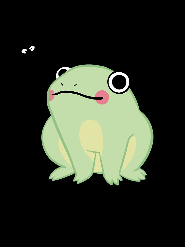 No Thoughts Frog by Ratt-teeth