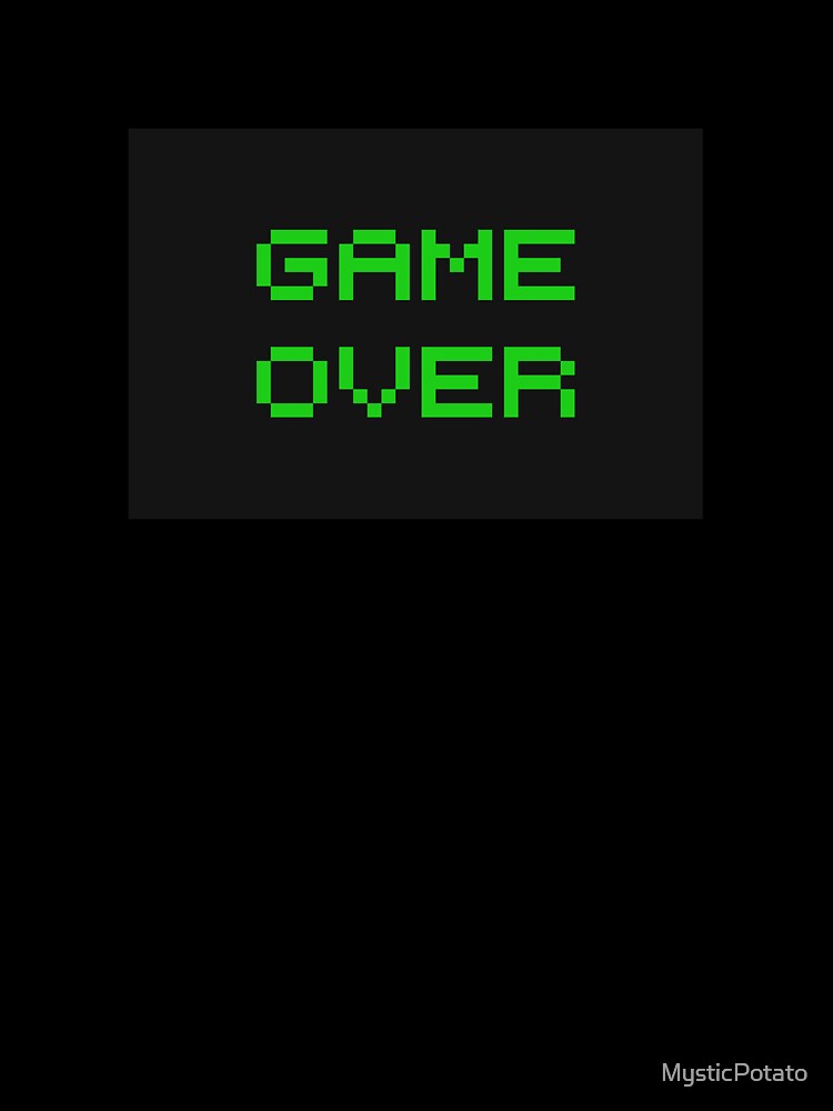 Retro GAME OVER by MysticPotato
