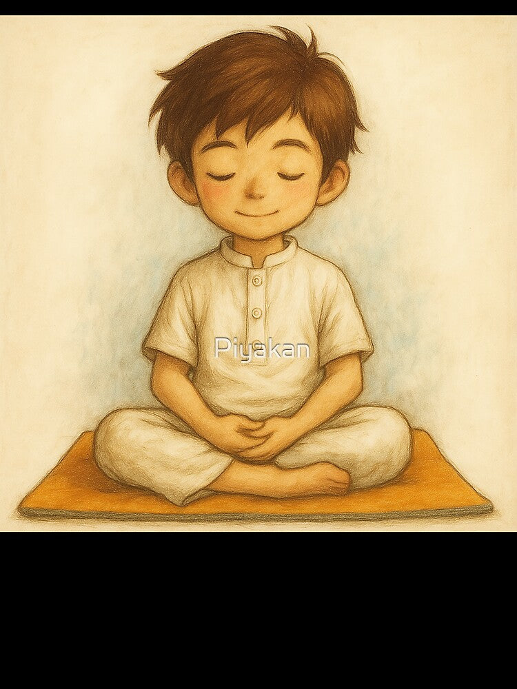 Child Meditation (ฺBoy) by Piyakan