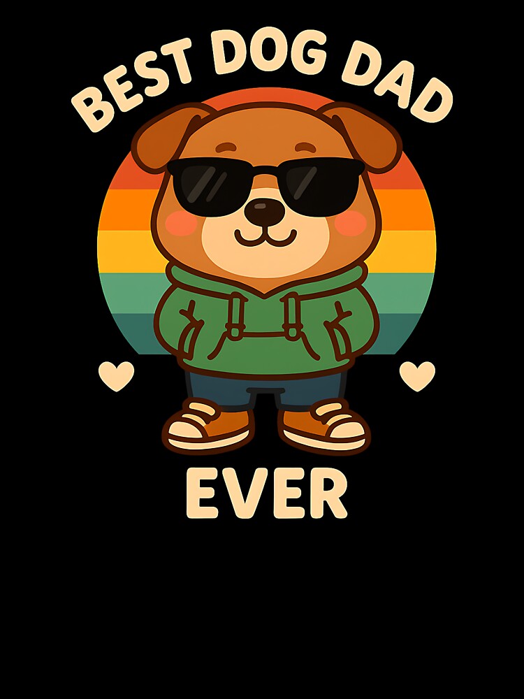 Best Dog Dad Ever Pet Parent Gifts Dog dad pride Father’s Day by Millionaireboss