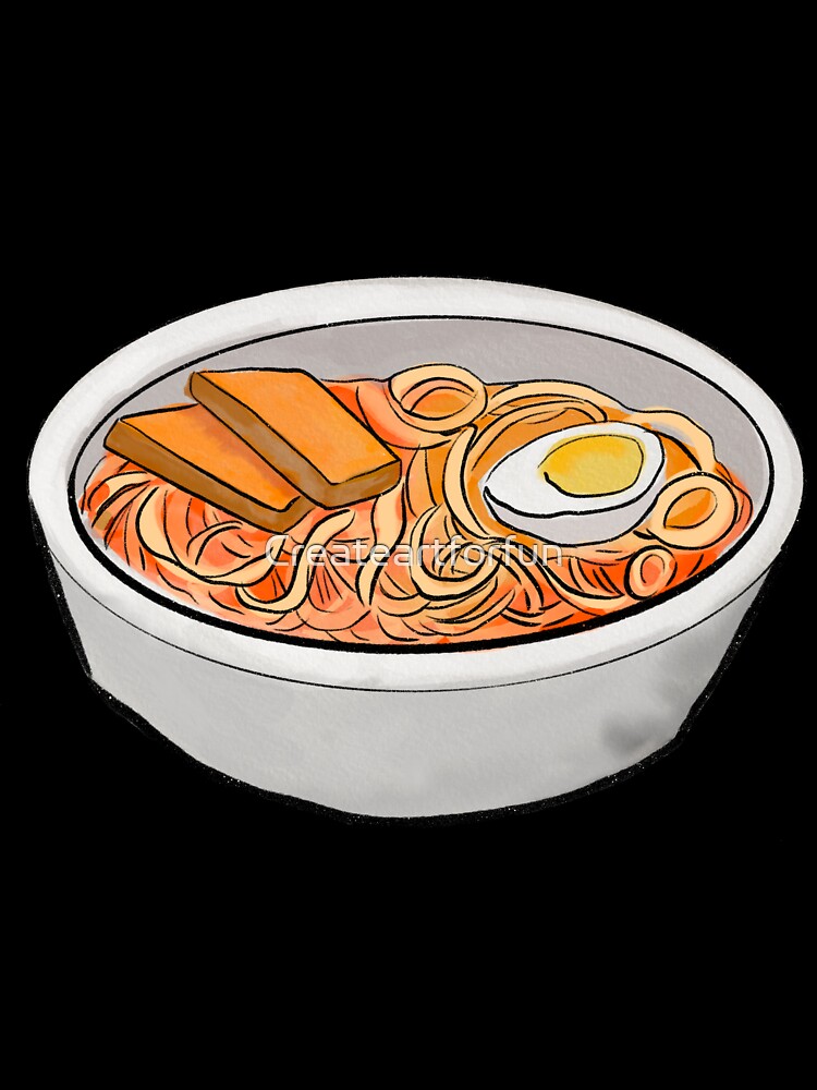 Ramen Japanese noodle soup by Createartforfun