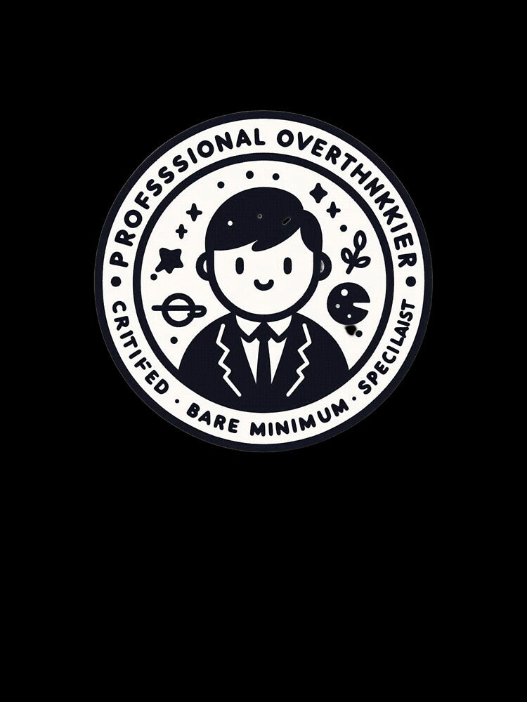 Professional Overthinker Badge by SkyR1v3r