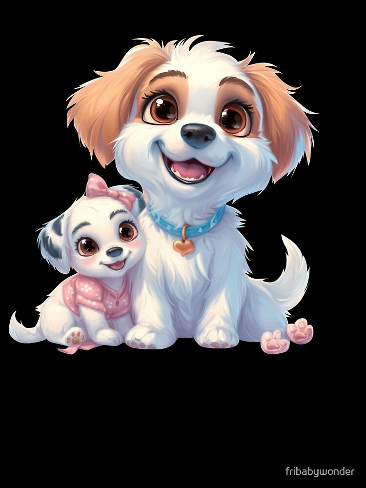 Cute mother dog and puppy! by fribabywonder
