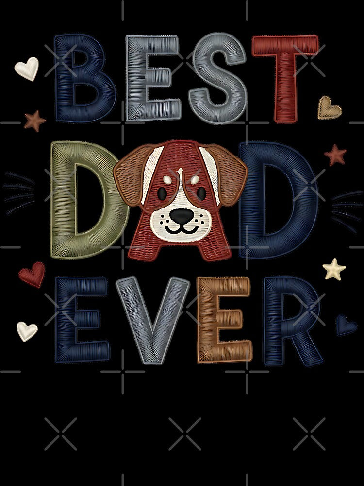 Best Dad Ever Cute Dog Lover Quote by ArtDesignTp