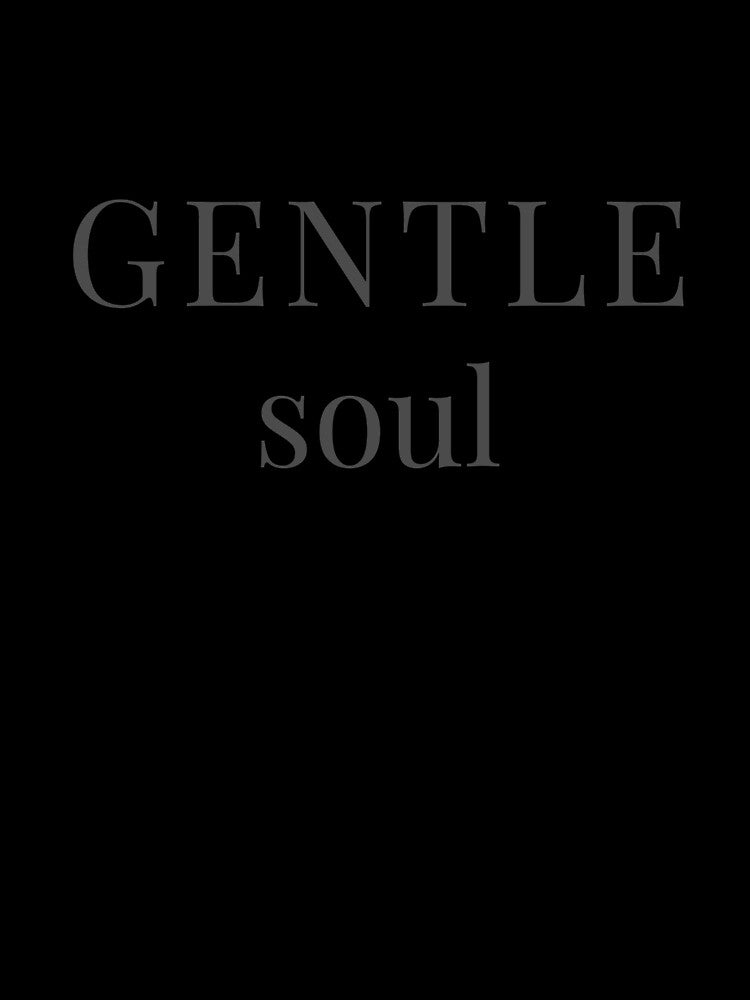 Gentle Soul Minimal Aesthetic Typography by AggyCreatif