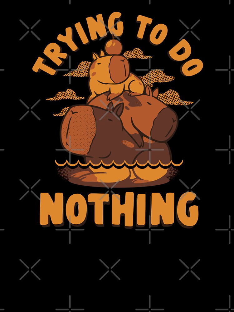 Trying To Do Nothing Funny Capybara by Tobe Fonseca by Tobe Fonseca®