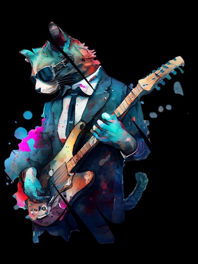 Guitar crazy cat by HarriPaloma