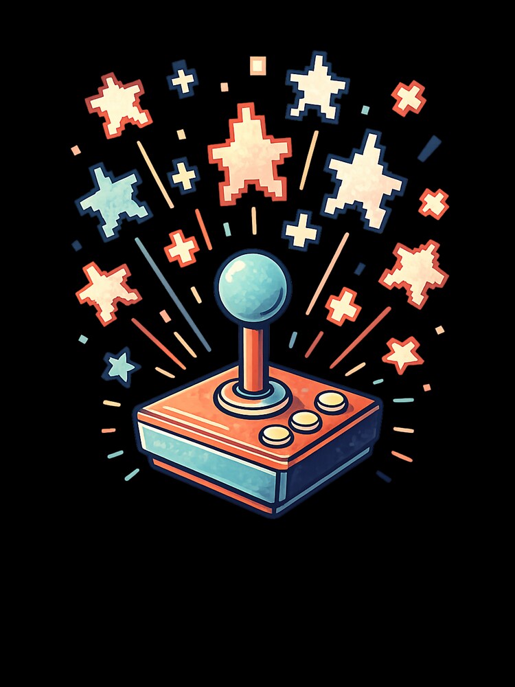 Retro Arcade Vintage Gaming Neon Design by SoftSproutstu