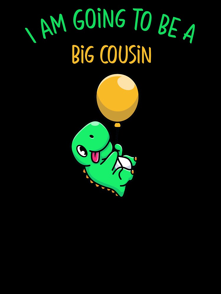 Promoted To Big Cousin Again Shirt, Dinosaur Big Cousin 2023 by Jadir
