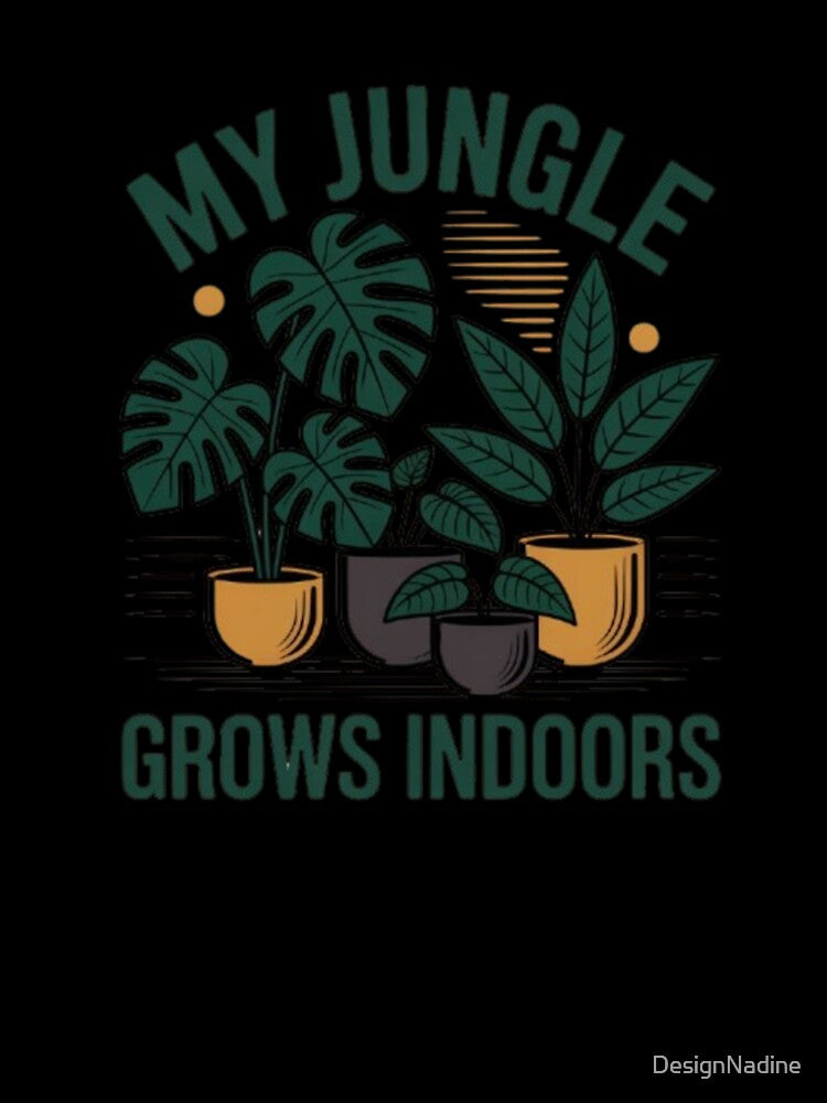 My Indoor Jungle – Vintage Plant Lover Design by DesignNadine