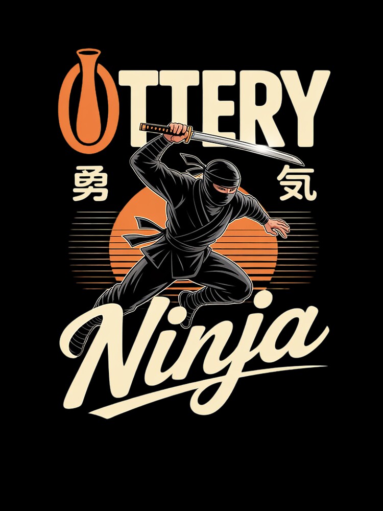 Pottery Ceramics Artist Ninja Pottery Ninja by InspiredFoul
