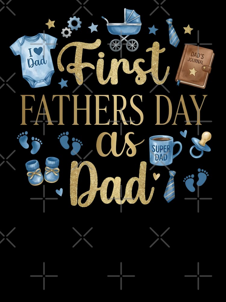 First Father's Day Gift - New Dad Keepsake Design by SideKickCreates