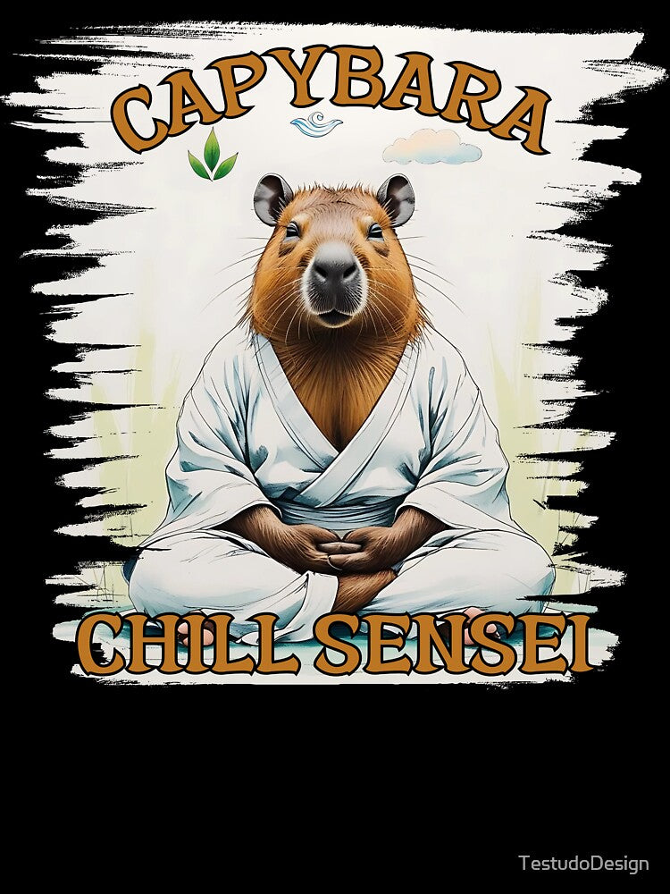 Chill Capybara Monk by TestudoDesign