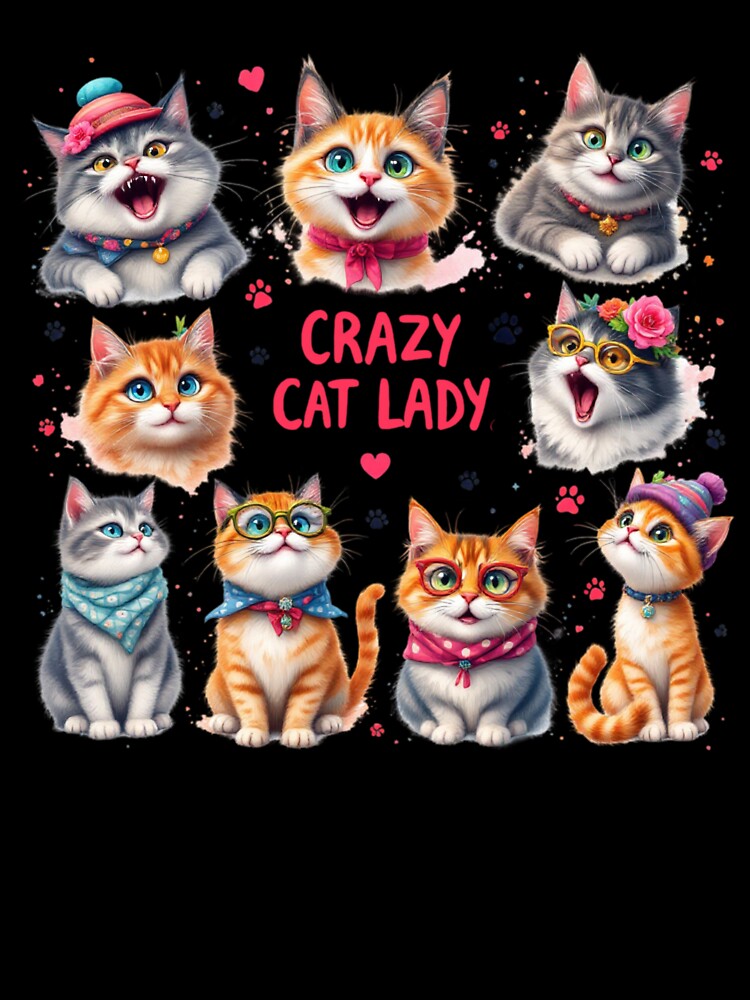 Crazy Cat Lady by Bichon Boutique