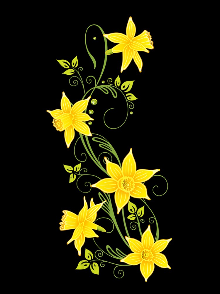 Daffodils Flower 	 Floral Spring Design Easter tee by ysmmgvvaxw67