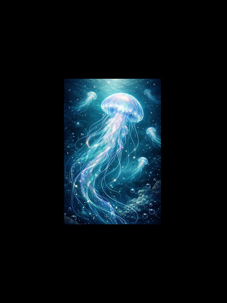 Dreamy Jellyfish Ocean by Elloracomplex