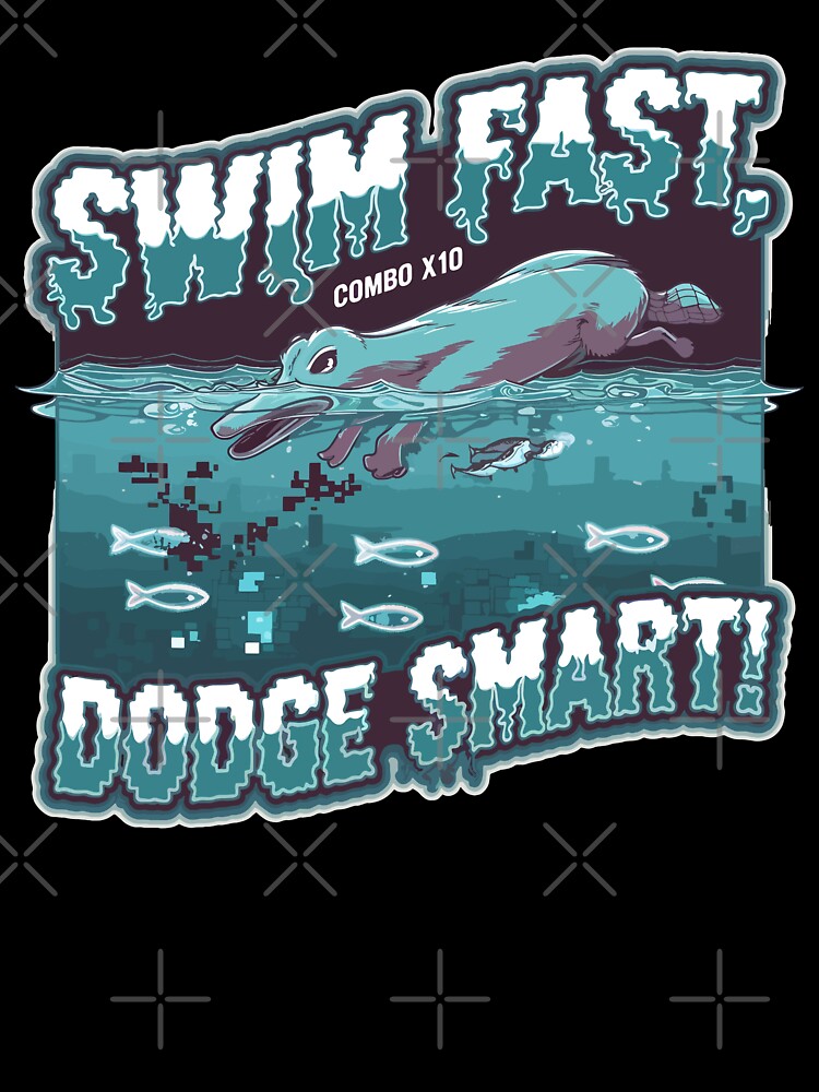 Swim Fast, Dodge Smart – Pixel Platypus Gaming Challenge by NaturePixel