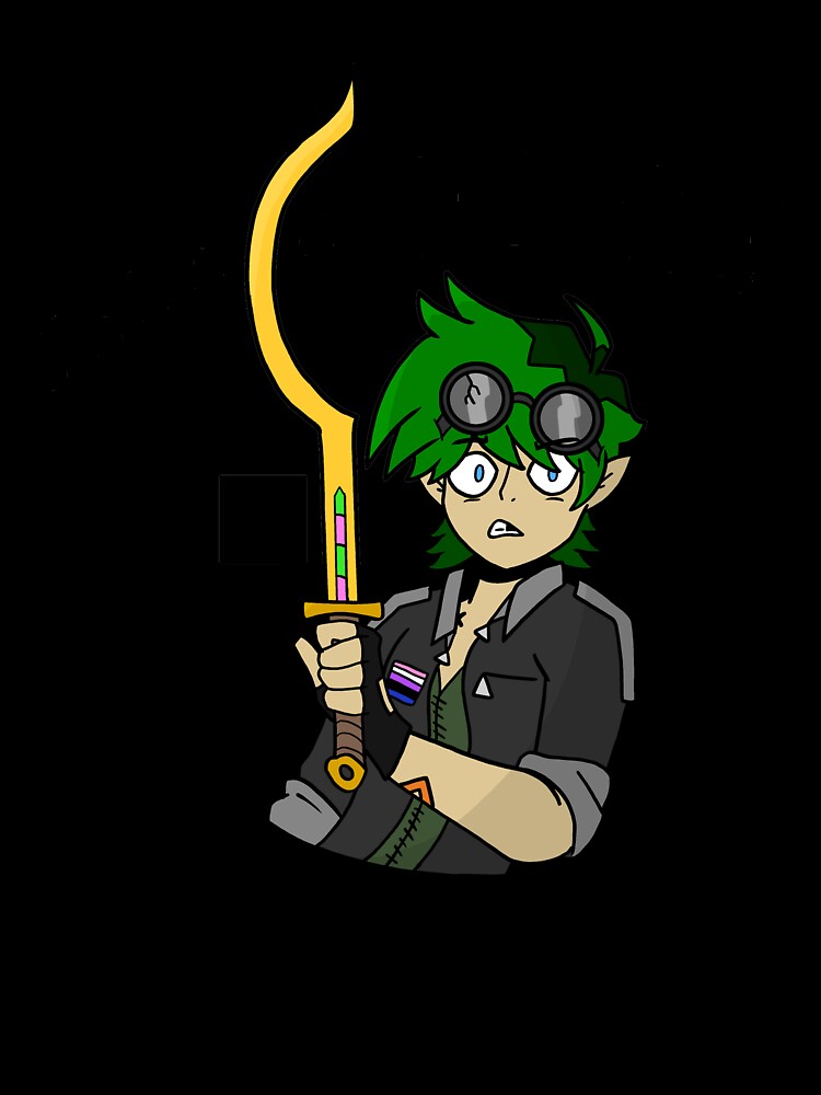 She has a SWORD! by Ironic-Mint