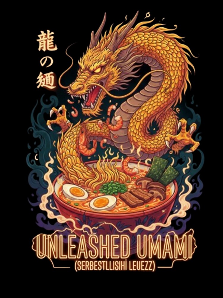 The Great Noodle Dragon - Ramen Beast Edition by Dogandesighn