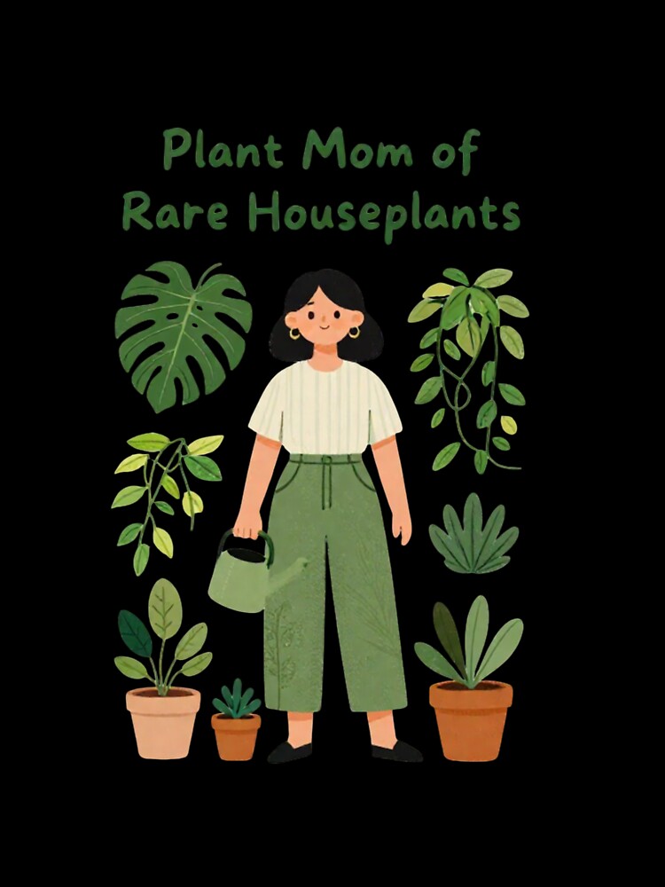 Plant Mom of Rare Houseplants Crazy Plant Lady Monsteras Philodendron by NeonSketch Lab