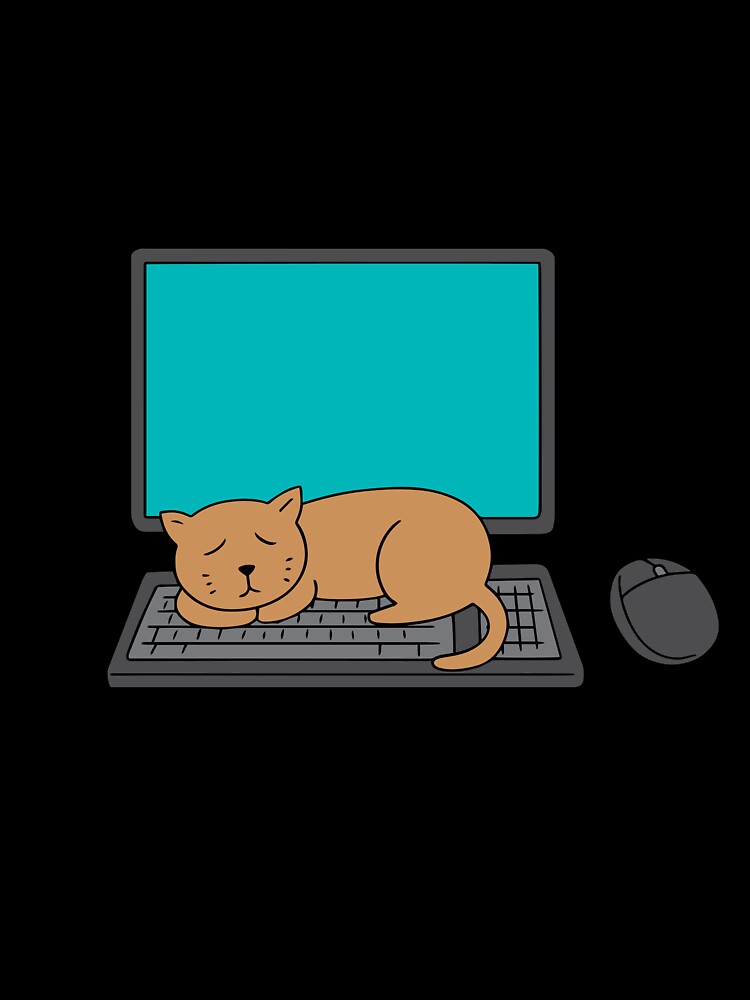 Quiet Quitting sleeping cat by JoeyGrace