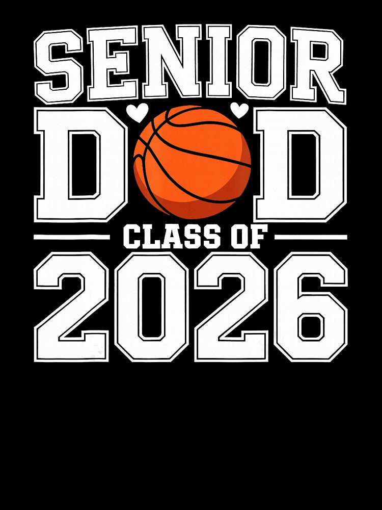 Senior Dad Class of 2026 Basketball Graduation Proud Father by allistermariam