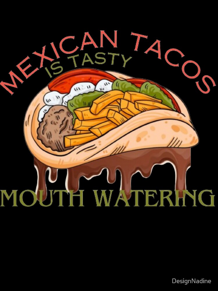 Mexican tacos is tasty mouth watering by DesignNadine