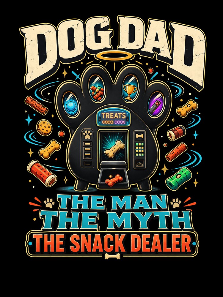 Dog Dad The Man The Myth The Snack Dealer by SoyLamderma