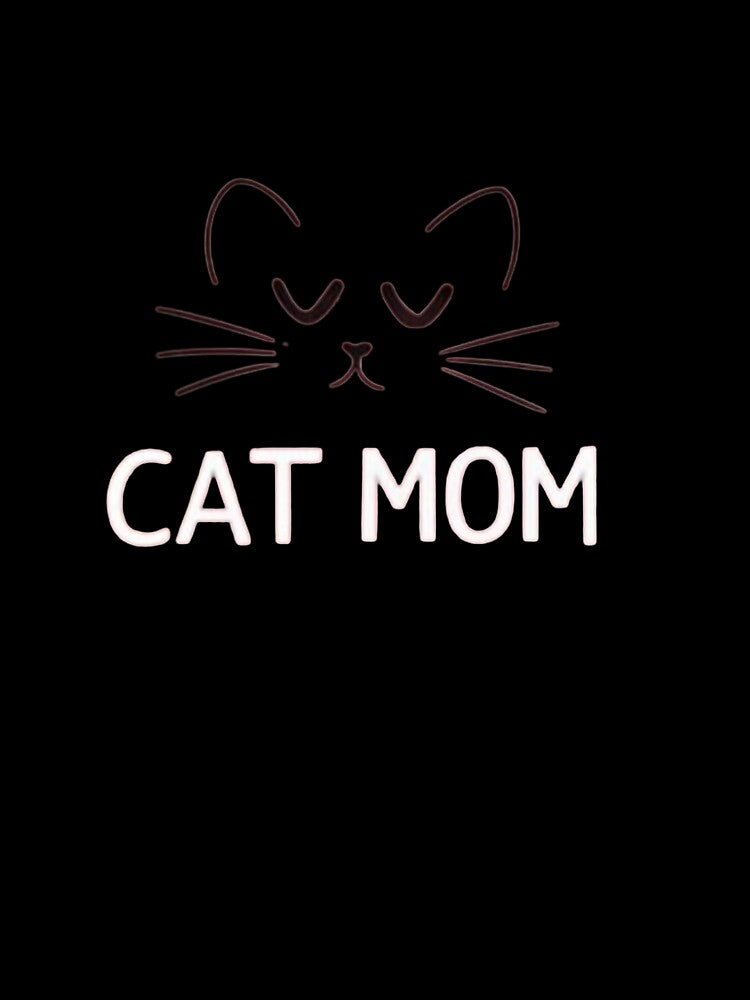 The Best Cat Mom Ever | Simple Kawaii Cat Face Design. by ZyVoAli