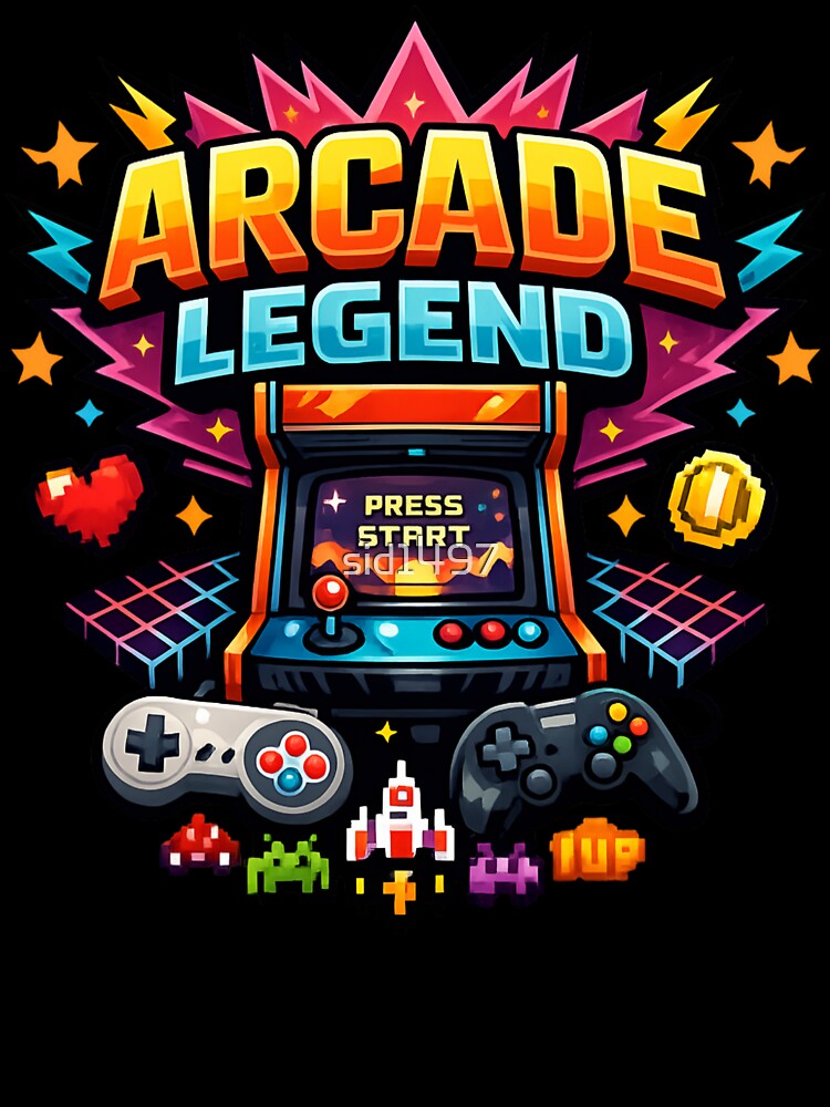 Arcade Legend - Retro Gaming by SidTastic