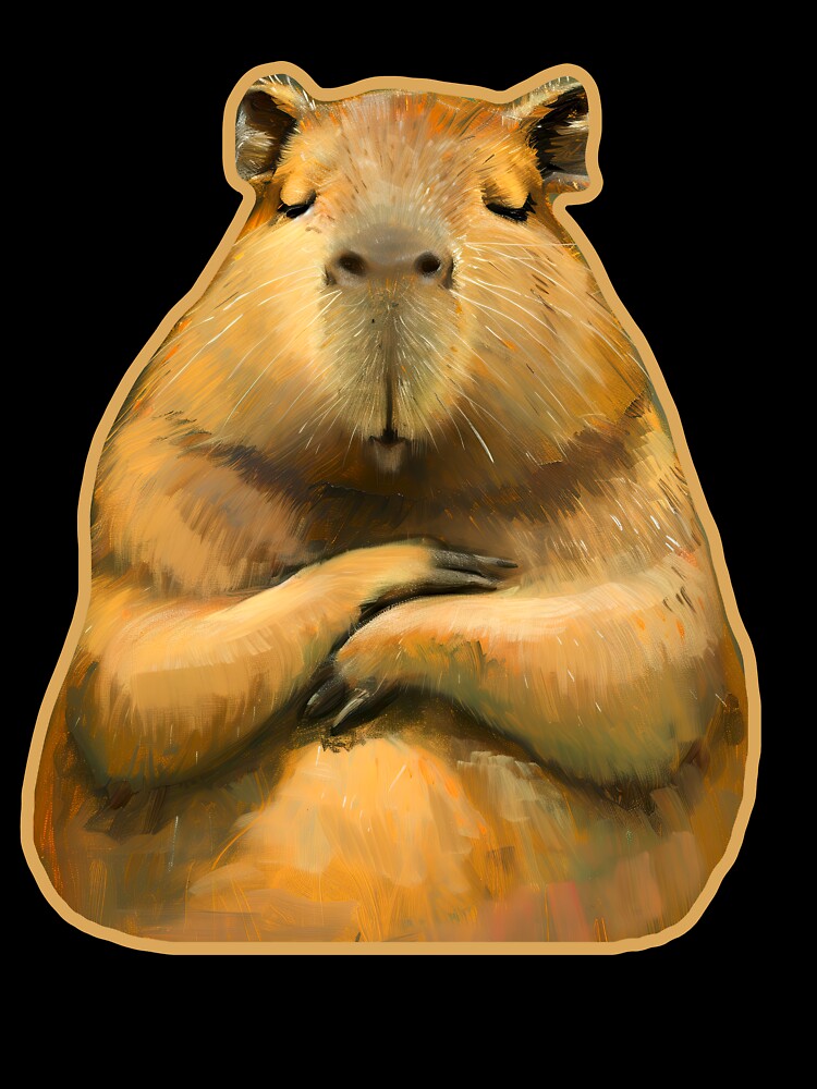 Capybara Zen Mode by MelaFay