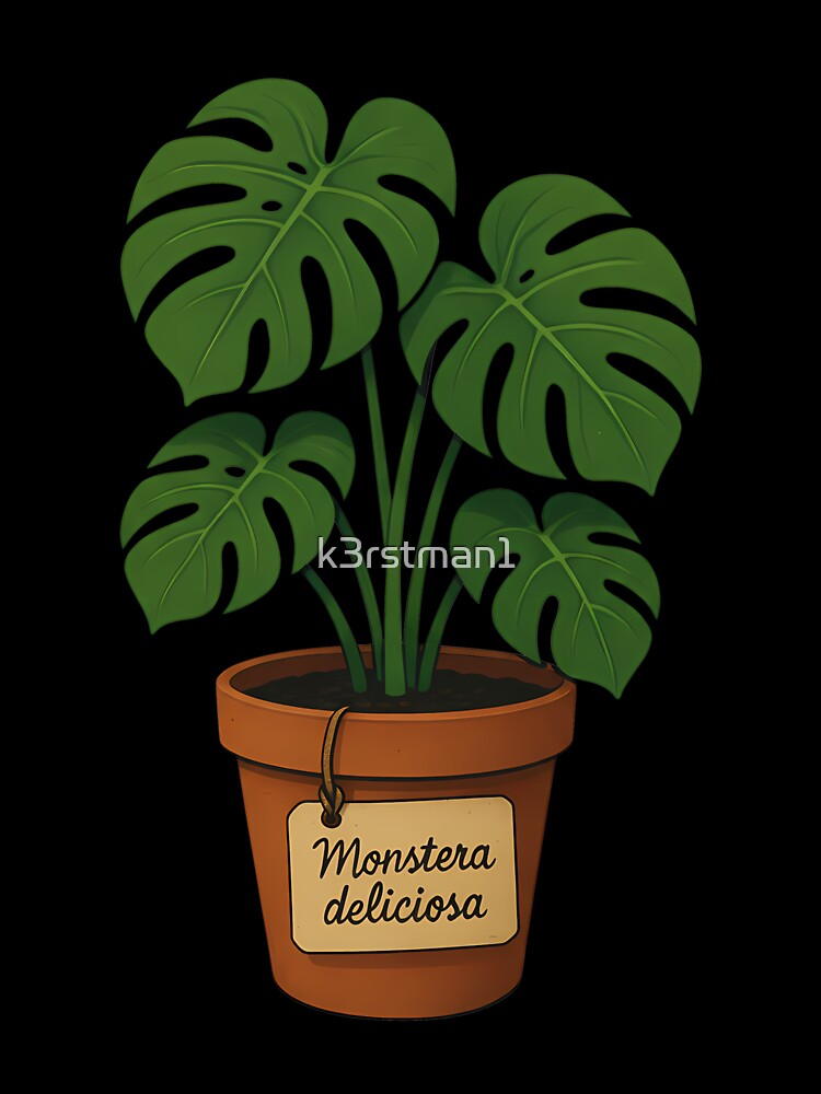 Monstera Deliciosa Potted Tropical Houseplant by k3rstman1