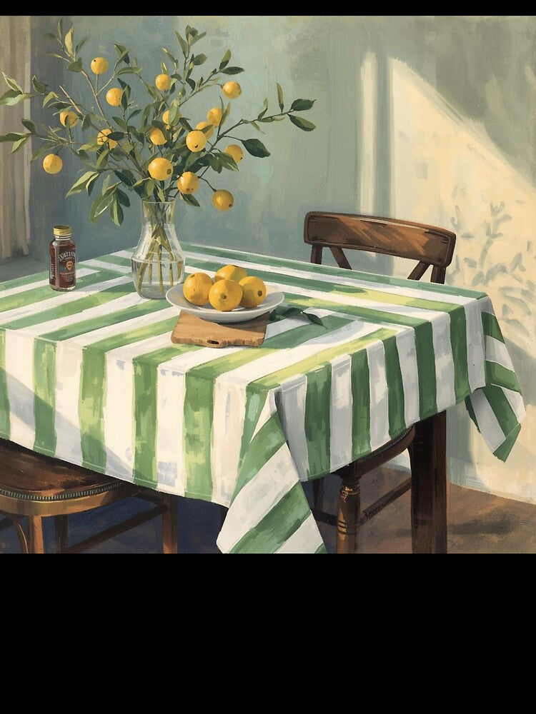 Lemon Table in Cozy Sunlight by TinyWarmThing