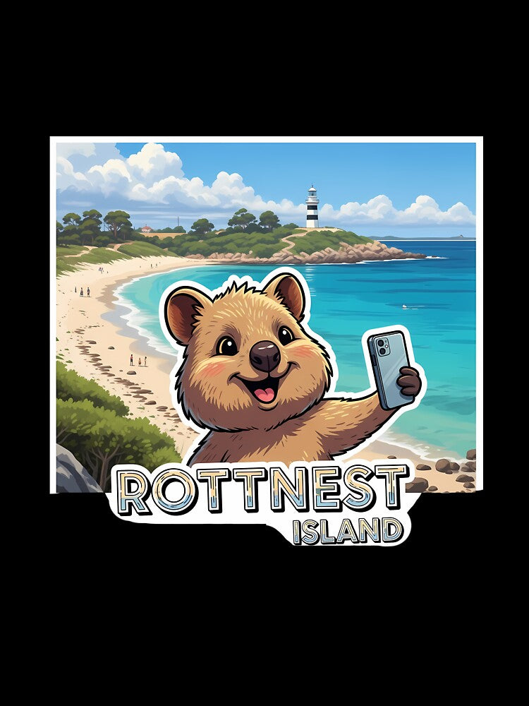 Rottnest Island Quokka Selfie: The World's Happiest Animal by Digital Dreams Arts