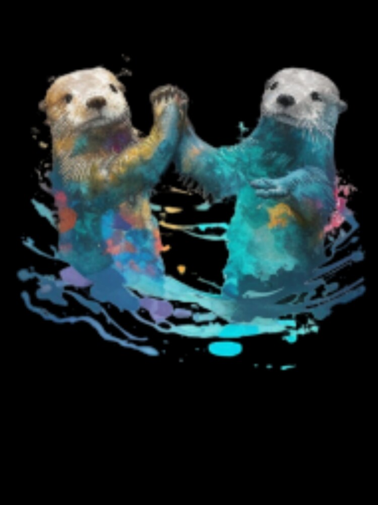 Significant Otters Otters Holding Hands by Unique-for-U