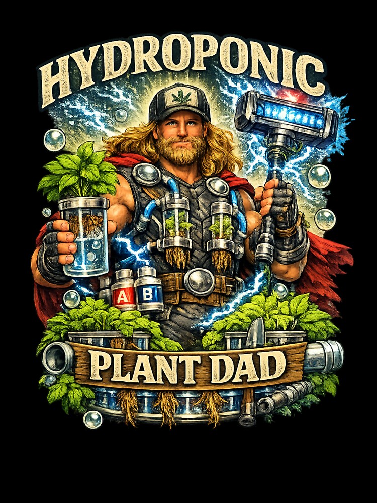 Hydroponic Plant Dad – Grow Like a God by lookGK