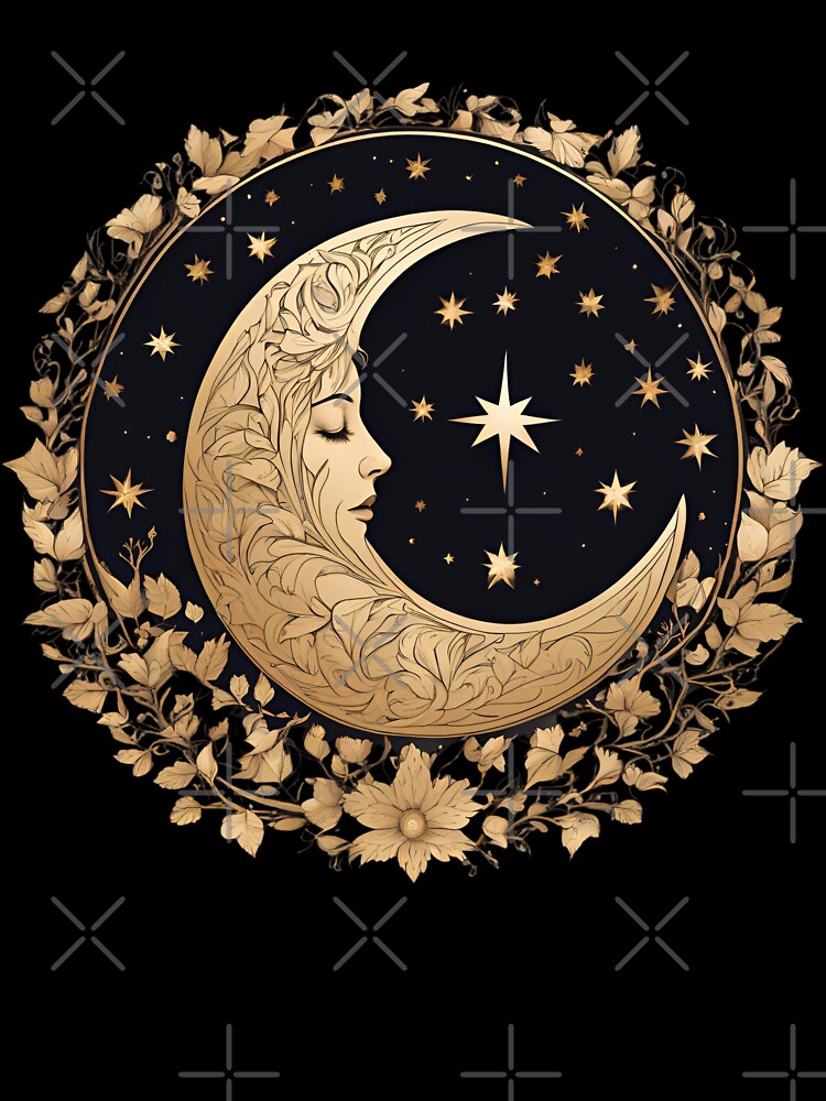 Crescent Moon Print by Invisible-Cult