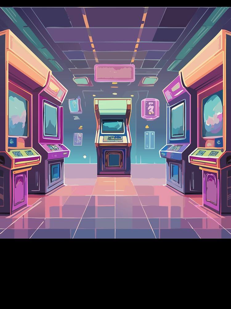 Neon Arcade – Retro Futuristic Gaming Vibes by ZeoraStudio