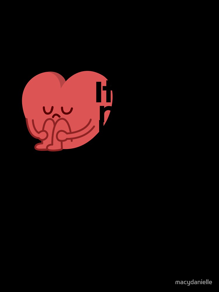 It’s OK Not to Be OK – Sad Heart Mental Health by macydanielle