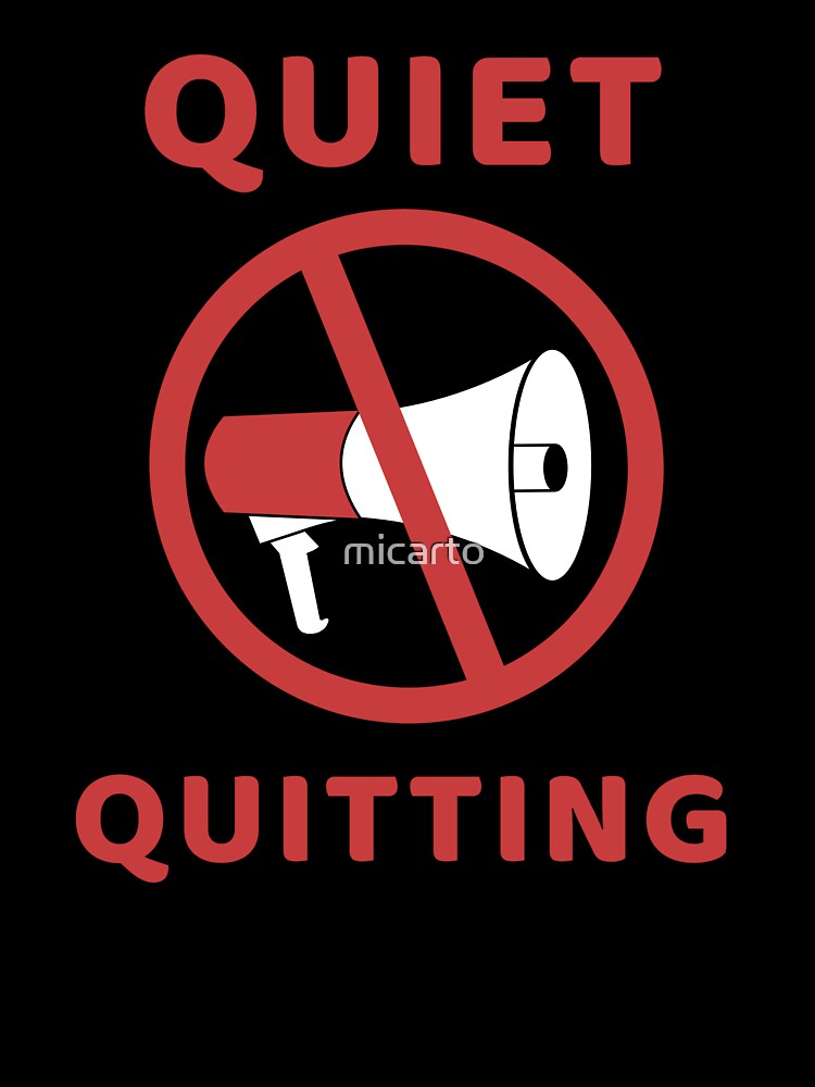 Quiet guitting, megaphone by micarto