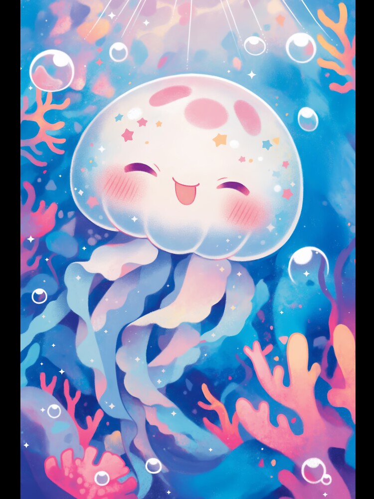 The Cheerful Jellyfish Glow by AshiraCreations